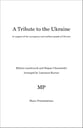 A Tribute to the Ukraine Orchestra sheet music cover